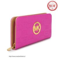 michael kors logo signature groot roze portefeuilles Roermond Prijzen 7avhx968